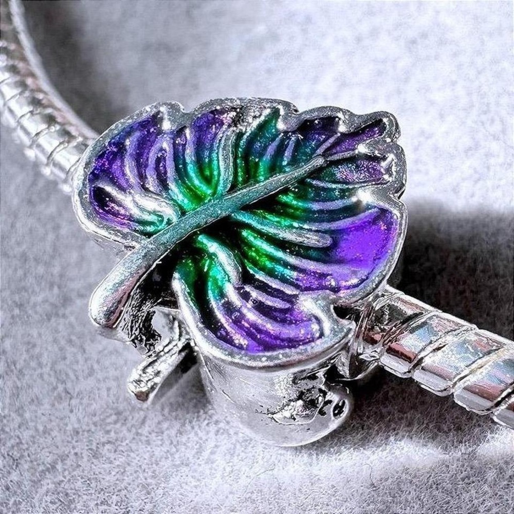 Rainbow Leaf Charm fits PANDORA - Picture 3 of 8